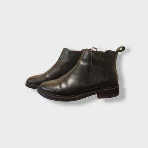 Topshop Flat Leather Boots
